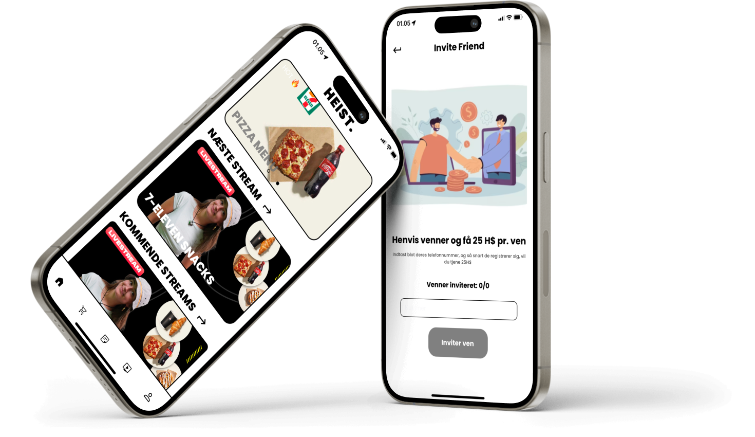 Heist Danmark App hero image